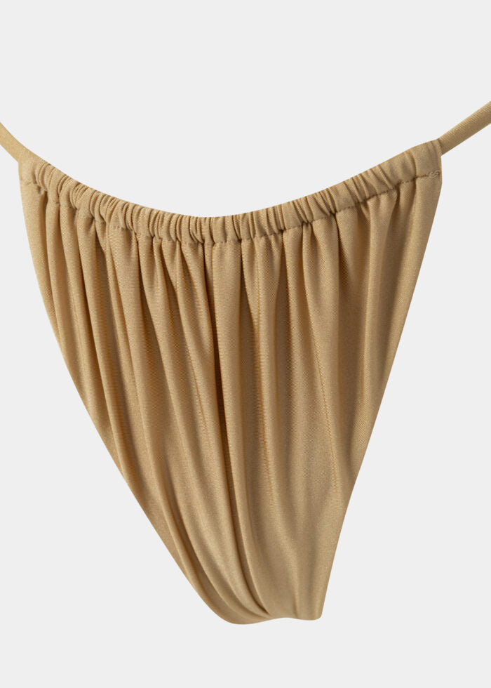 Barbados Bikini Bottom – Sand Dacron