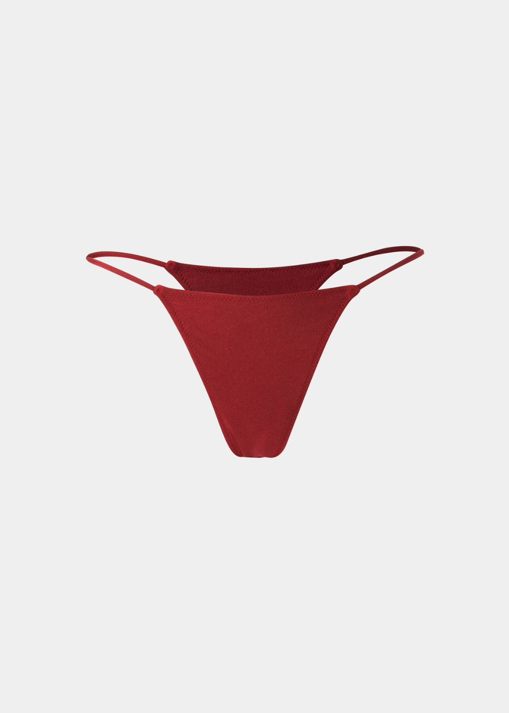 Ibiza Bikini Bottom – Burgundy Dacron