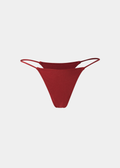 Ibiza Bikini Bottom – Burgundy Dacron