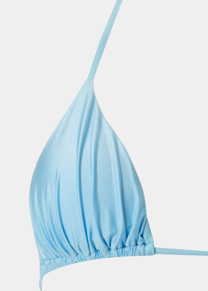 Barbados Bikini Top – Light Blue Dacron