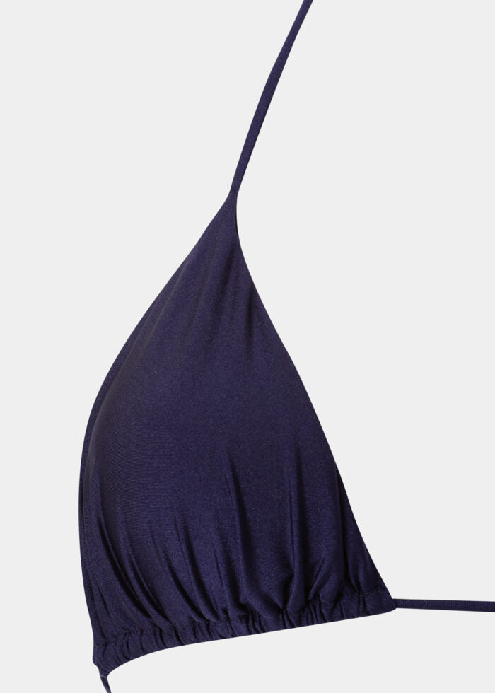 Barbados Bikini Top – Navy Blue Dacron
