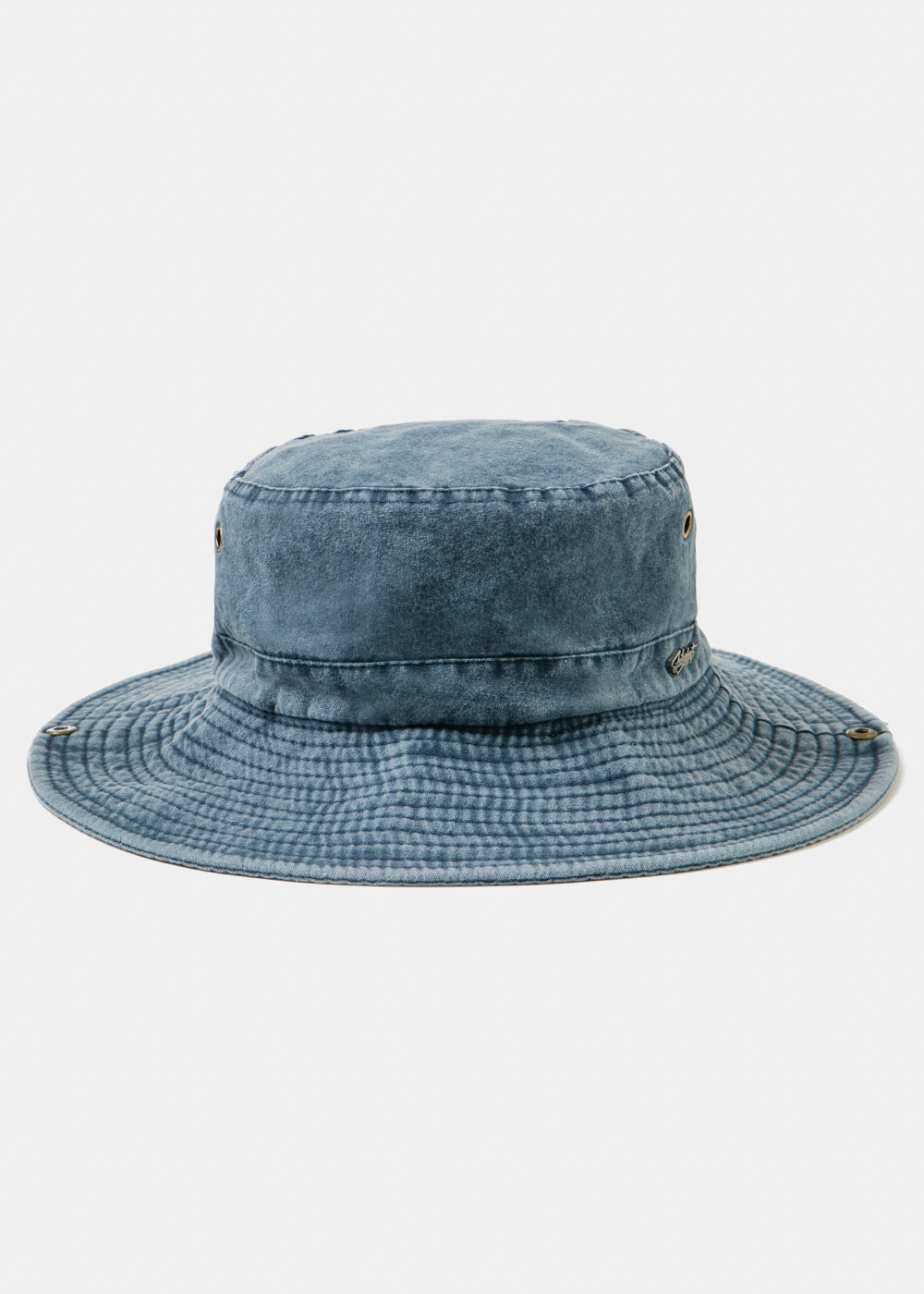 Blue Active Bucket Hat W/ Washed Cotton