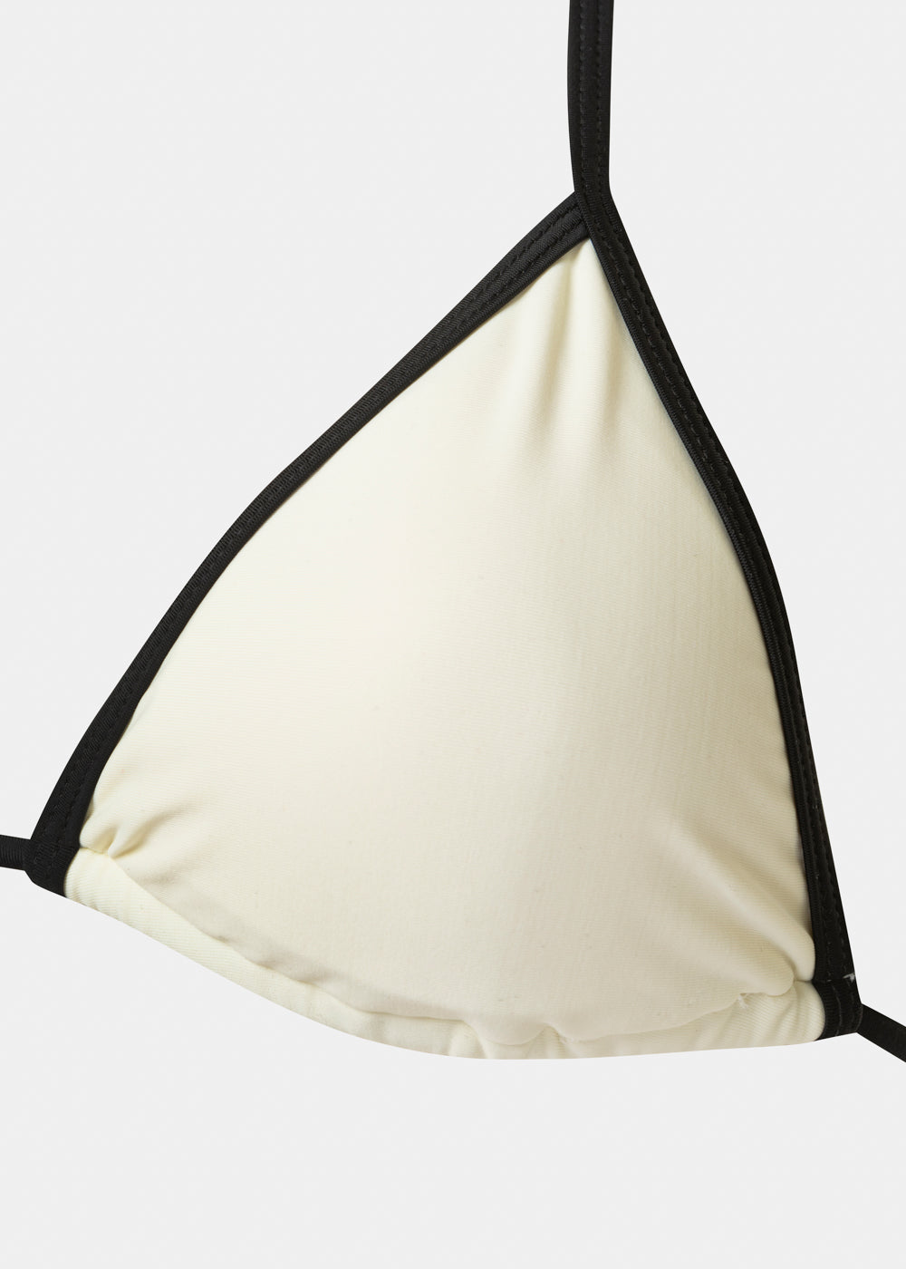 Aruba Bikini Top - Cream/Black Dacron