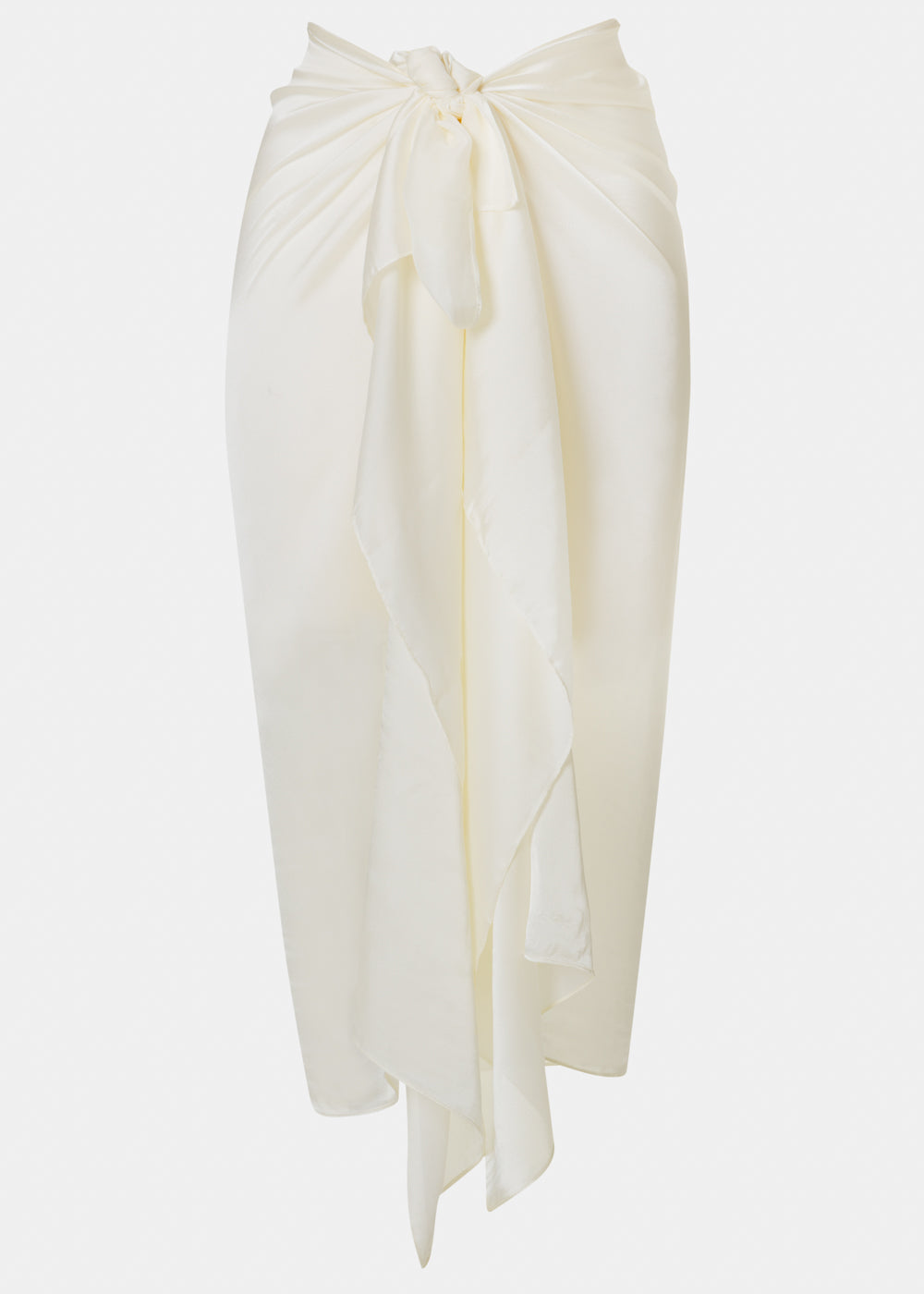 Ecru See - Through Pareo