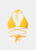 Bali Bikini Top - Yellow Dacron