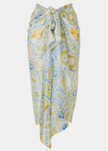 Yellow Pareo W/ Lemons Pattern