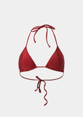 Ibiza Bikini Top – Burgundy Dacron