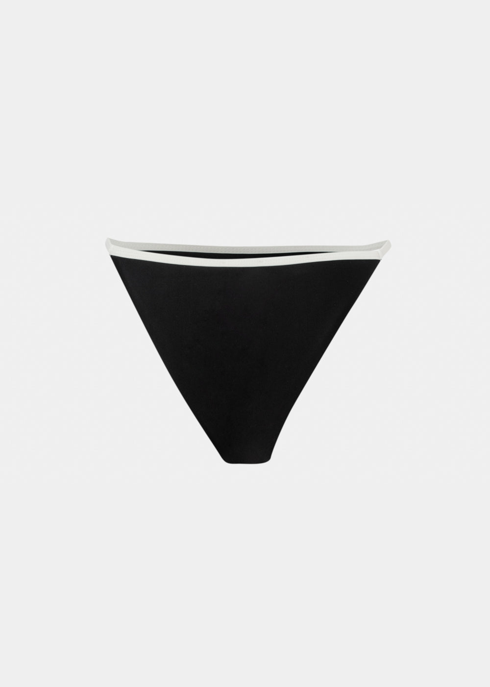 Mykonos Bikini Bottom - Black/Cream Dacron