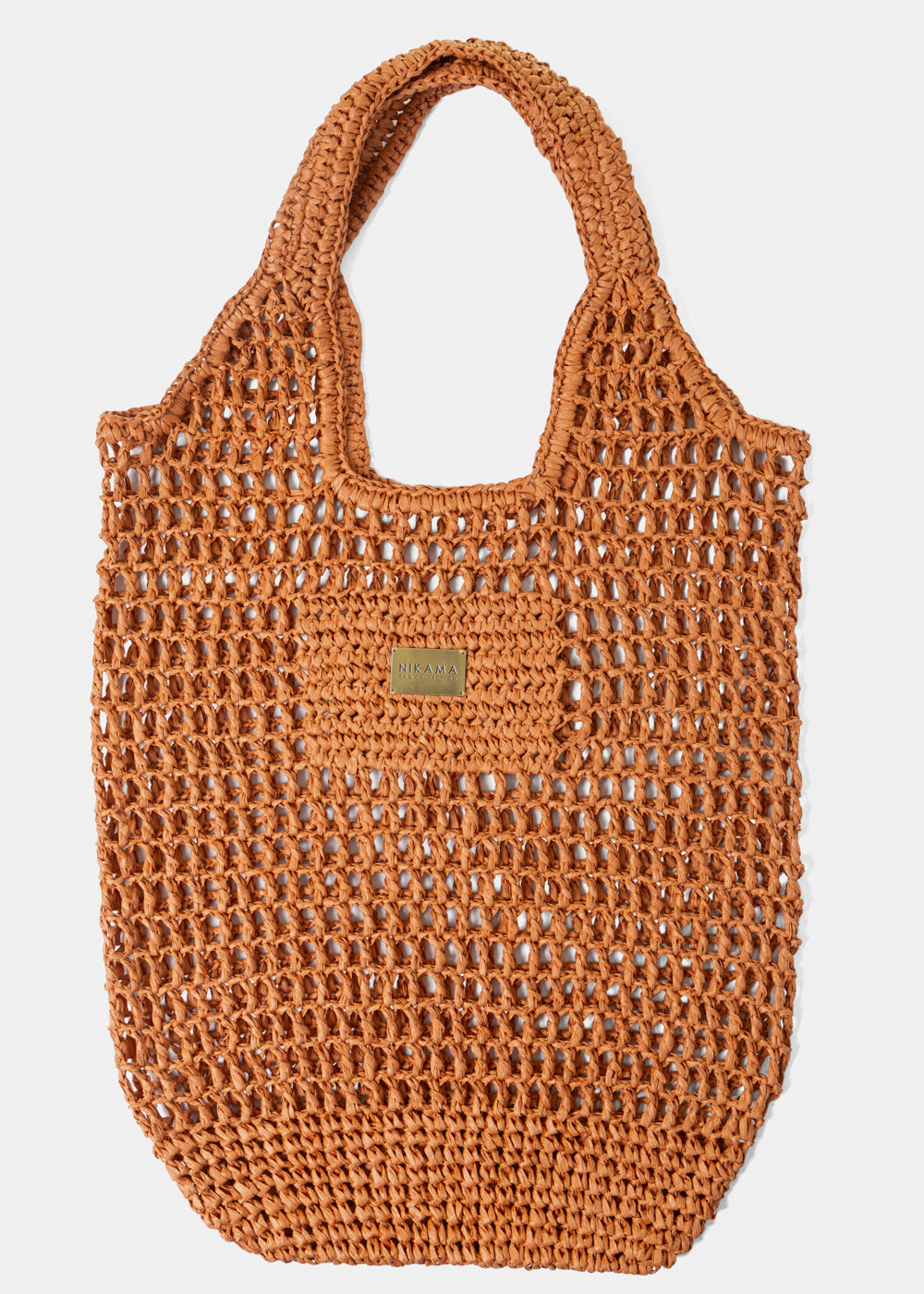 Cinnamon Knitted Tote Bag