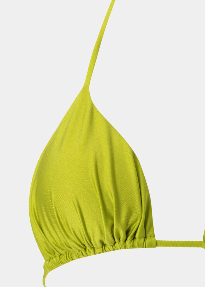 Barbados Bikini Top – Lime Dacron
