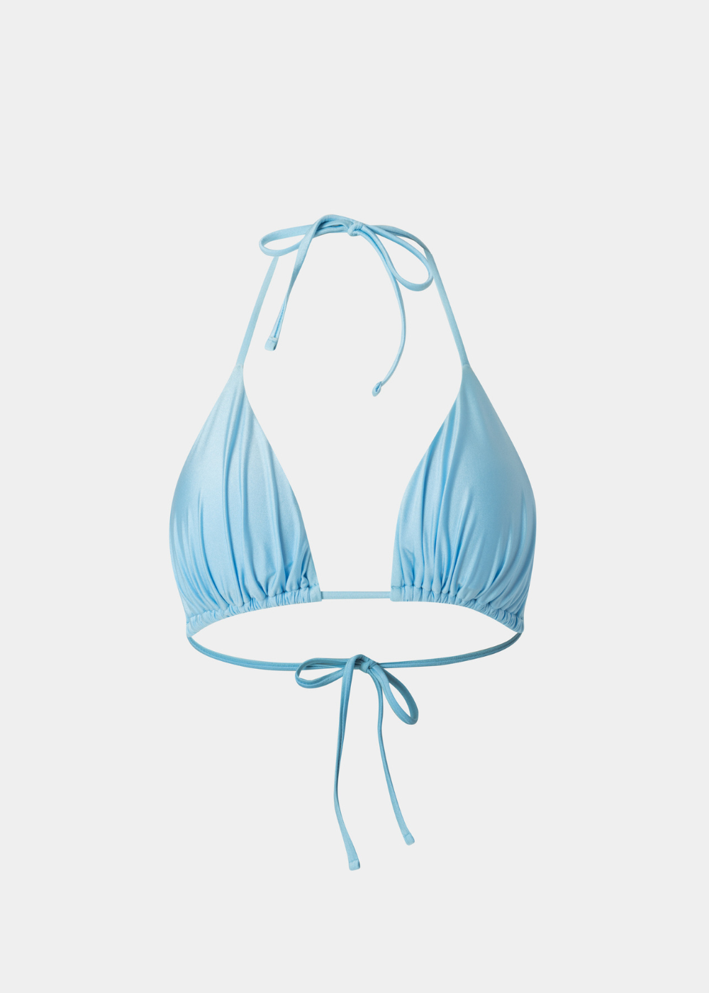 Barbados Bikini Top – Light Blue Dacron