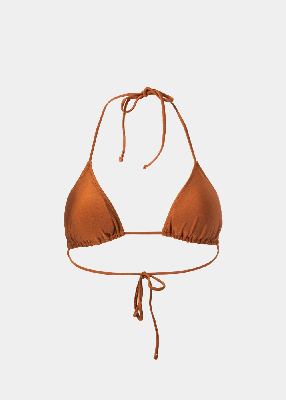 Ibiza Bikini Top – Terracotta Dacron