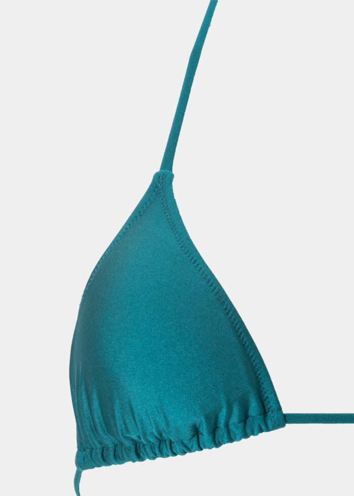 Ibiza Bikini Top – Petrol Dacron