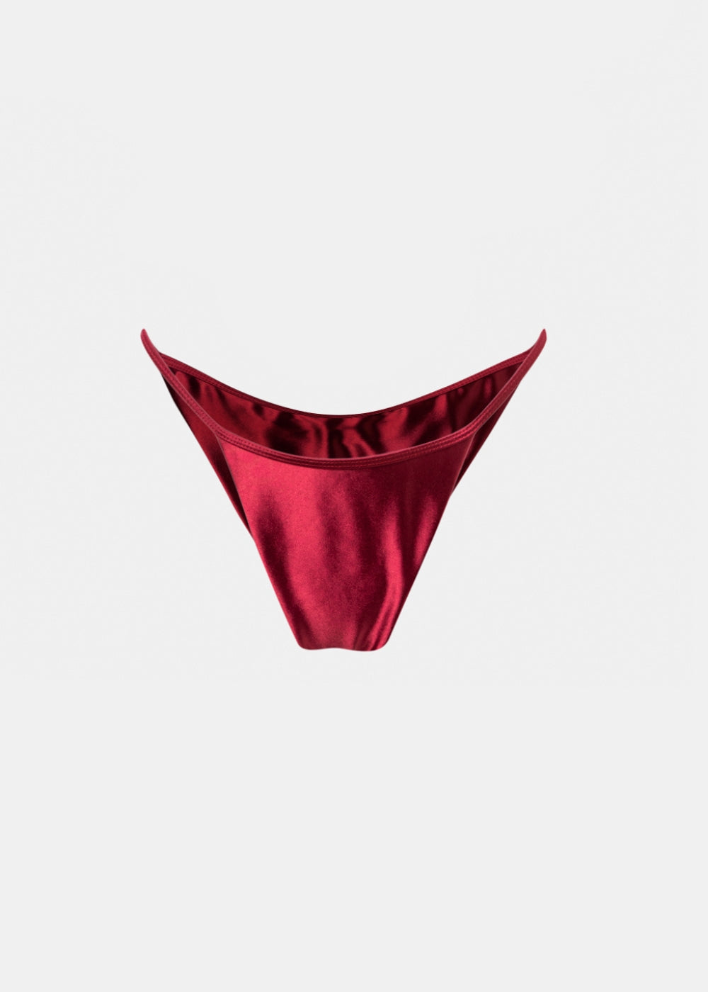 Mykonos Bikini Bottom - Burgundy Glowy