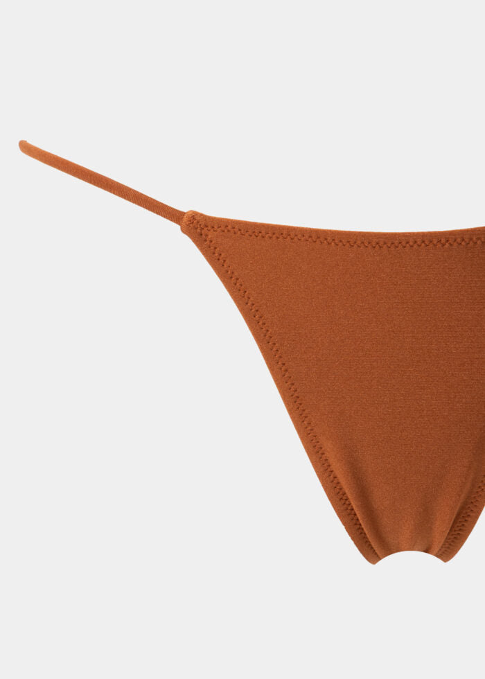 Ibiza Bikini Bottom – Terracotta Dacron