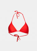 Cuba Bikini Top - Red Dacron